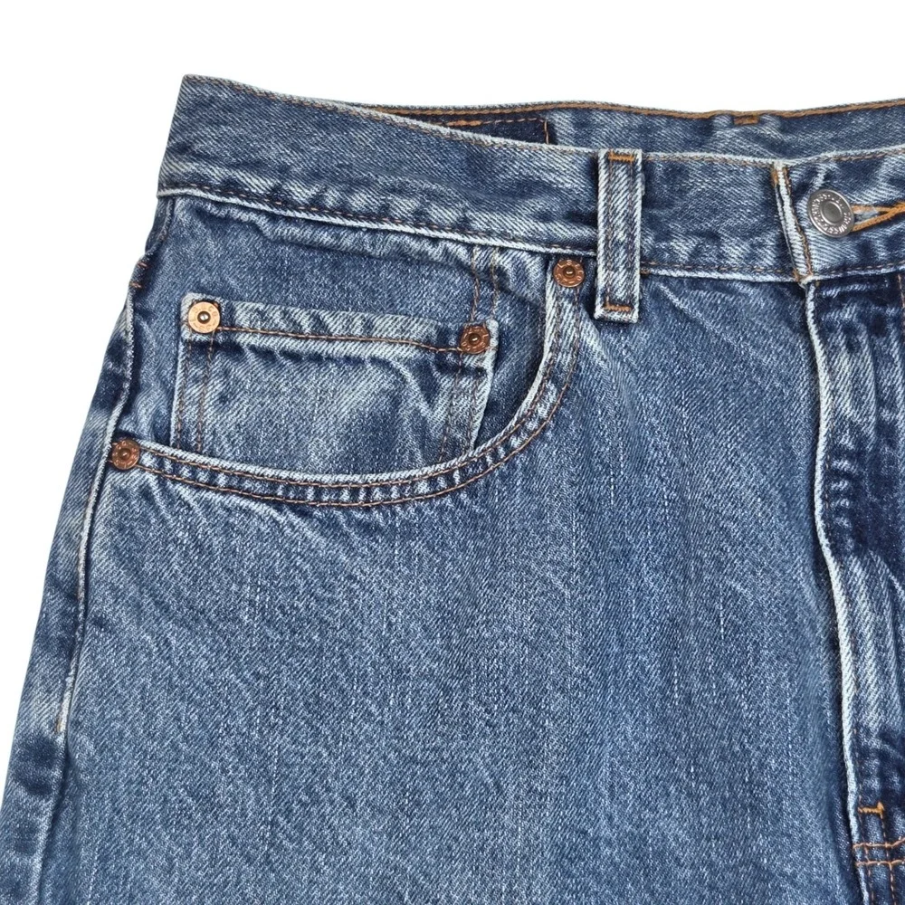 Vtg‎ Levi's 505 Y2K Regular Fit Straight Leg Mens 32x32 Fits 30×31 Denim Jeans